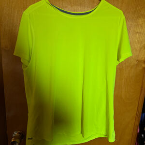 Neon yellow lightweight womens tee